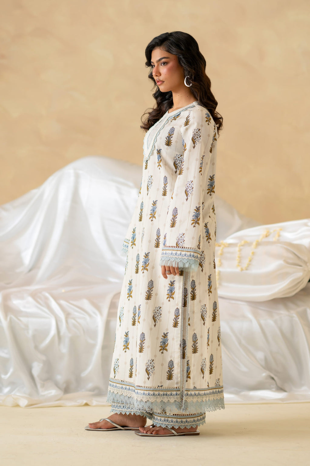 Yvera Lawn Pakistani Summer Dresses - Akbar Aslam - 2