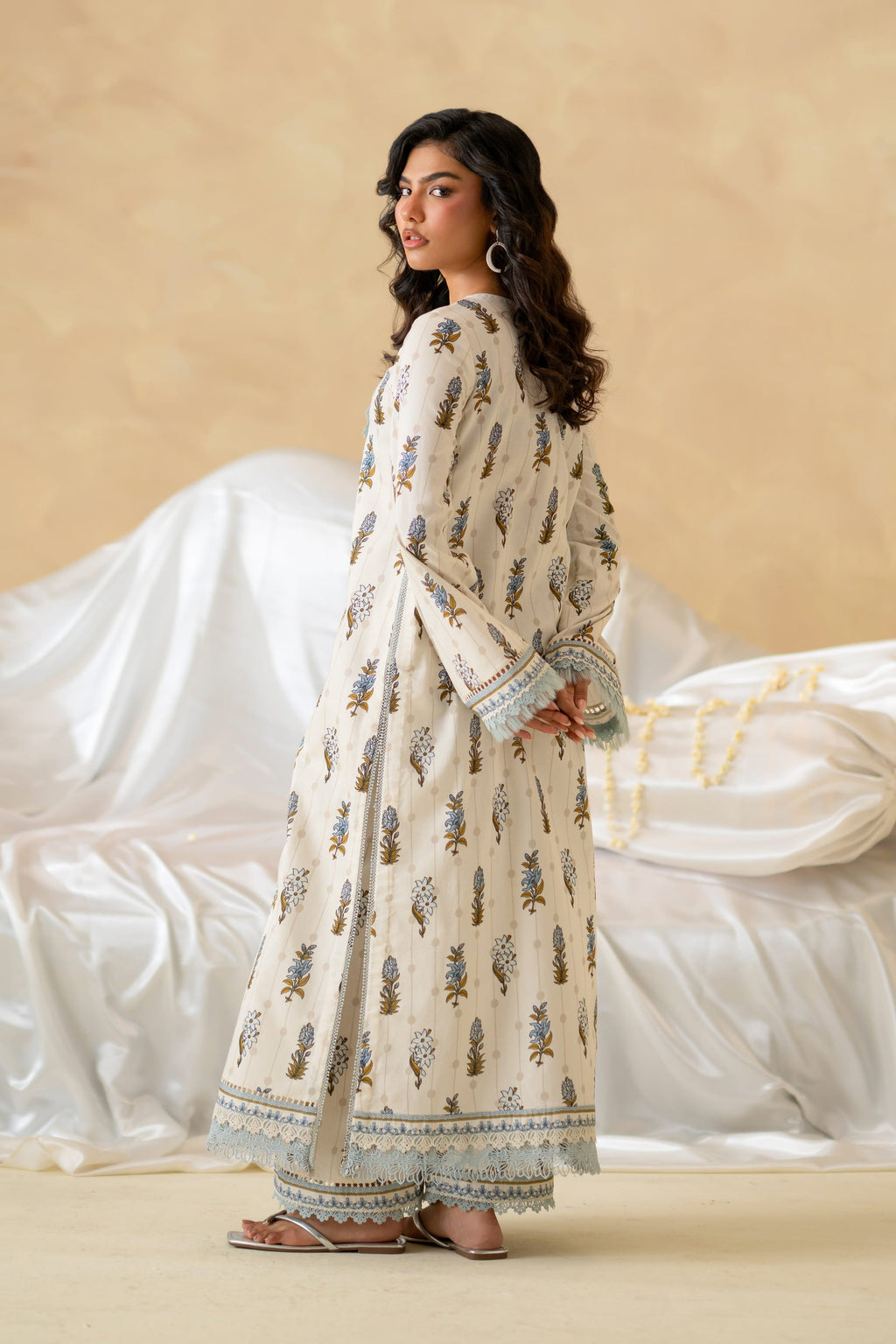 Yvera Lawn Pakistani Summer Dresses - Akbar Aslam - 4