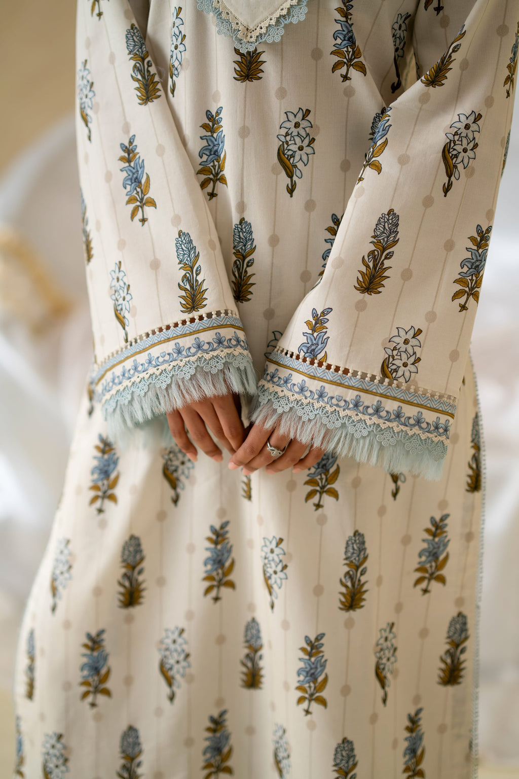 Yvera Lawn Pakistani Summer Dresses - Akbar Aslam - 6