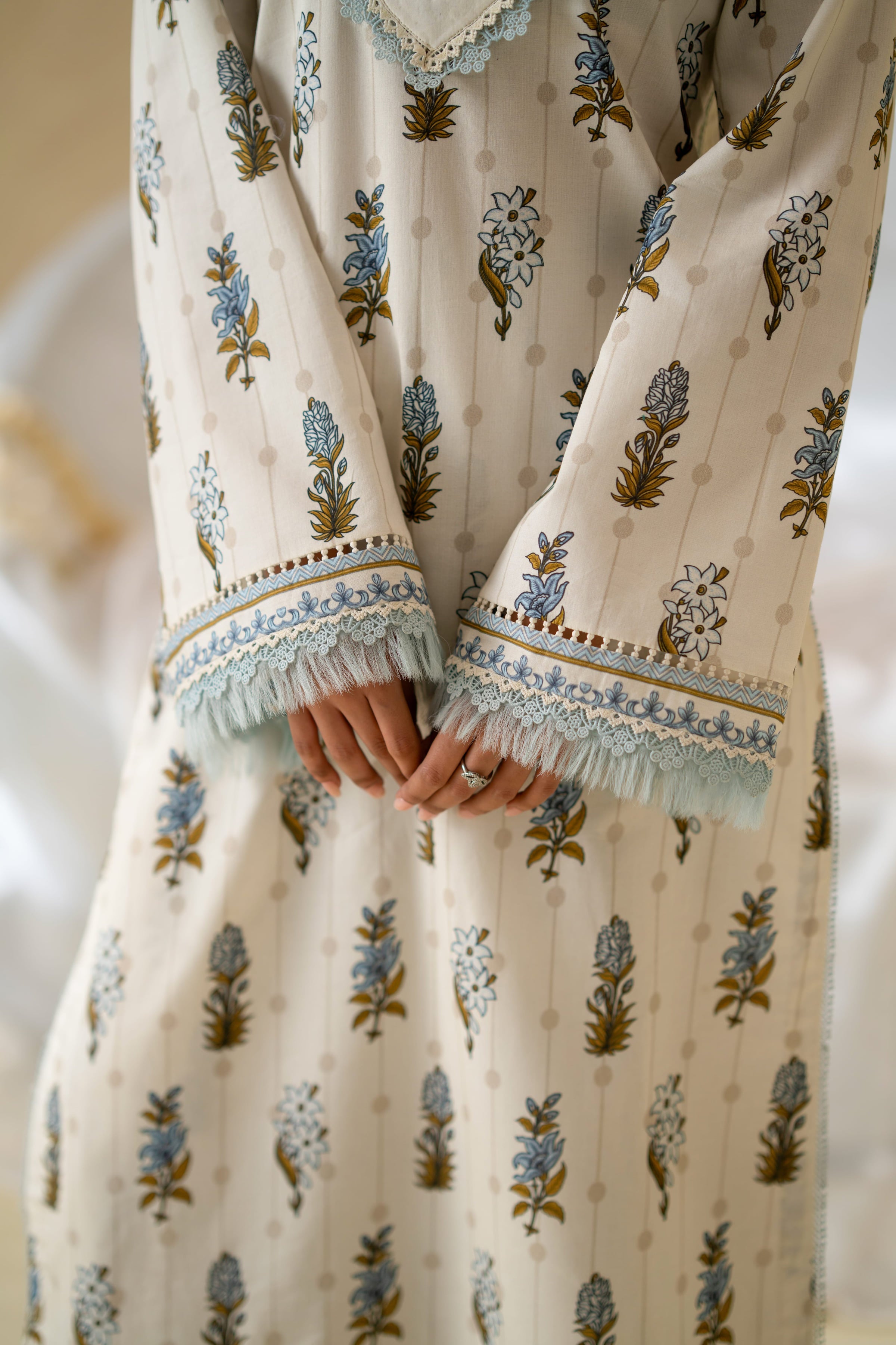 Yvera Lawn Pakistani Summer Dresses - Akbar Aslam - 6
