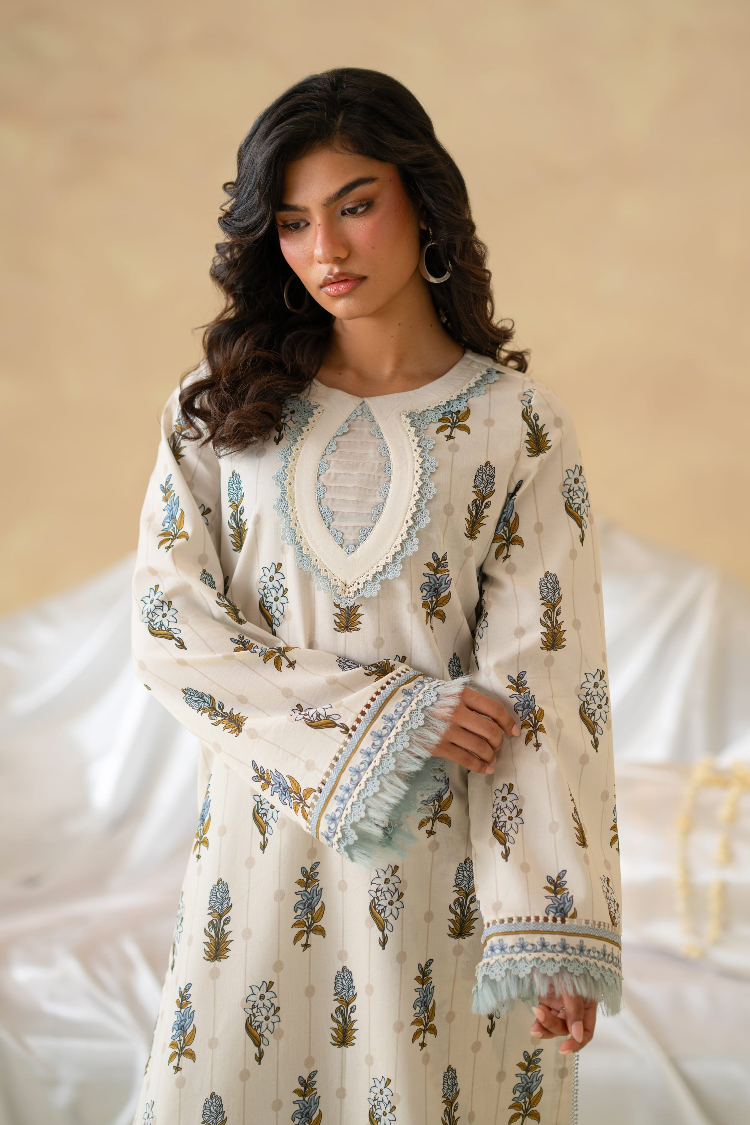 Yvera Lawn Pakistani Summer Dresses - Akbar Aslam - 8