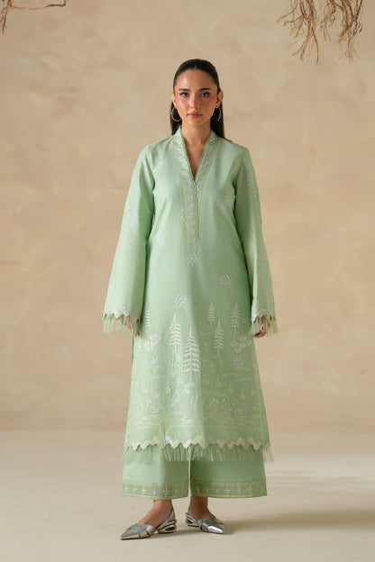 Naira Cotton Pakistani Summer Dresses - Akbar Aslam - 1