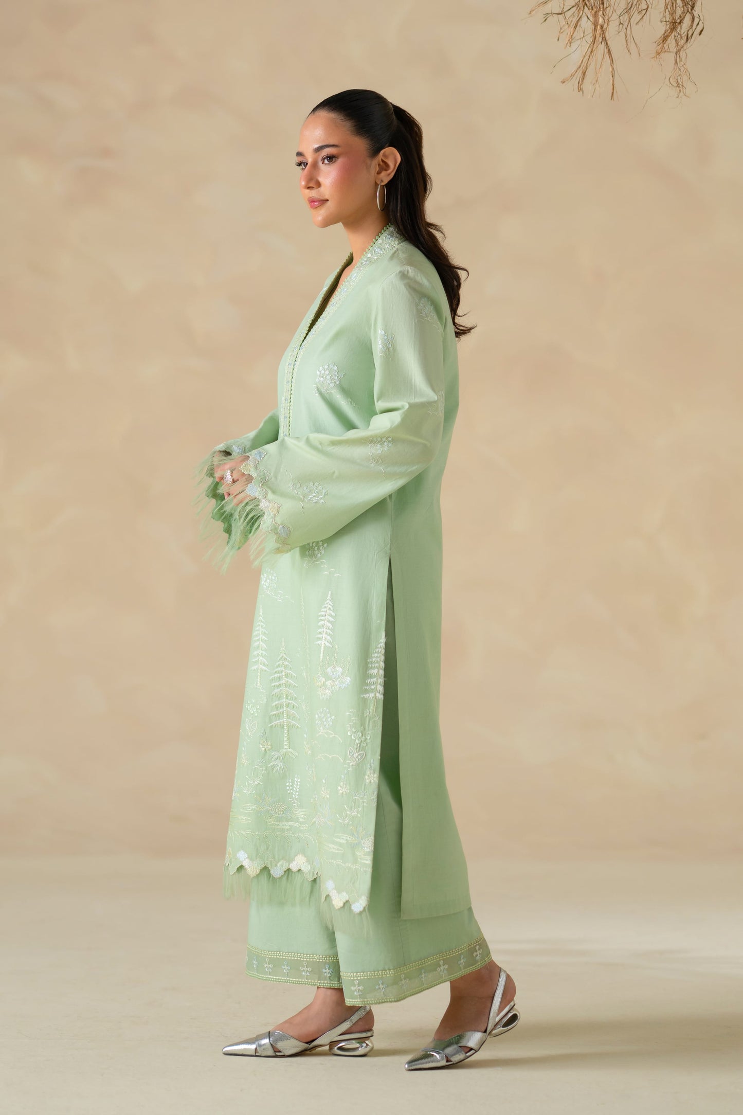 Naira Cotton Pakistani Summer Dresses - Akbar Aslam - 2