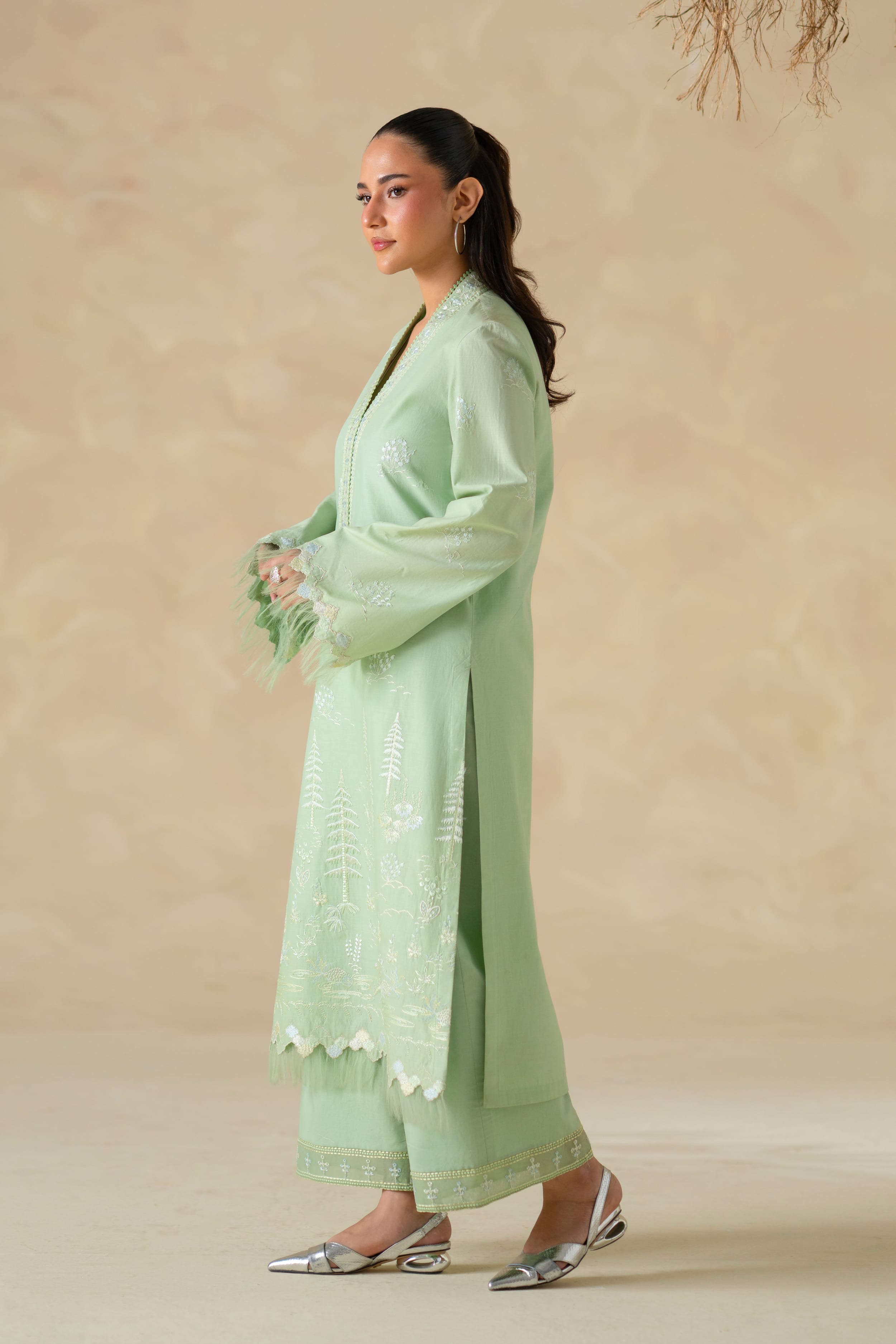 Naira Cotton Pakistani Summer Dresses - Akbar Aslam - 2