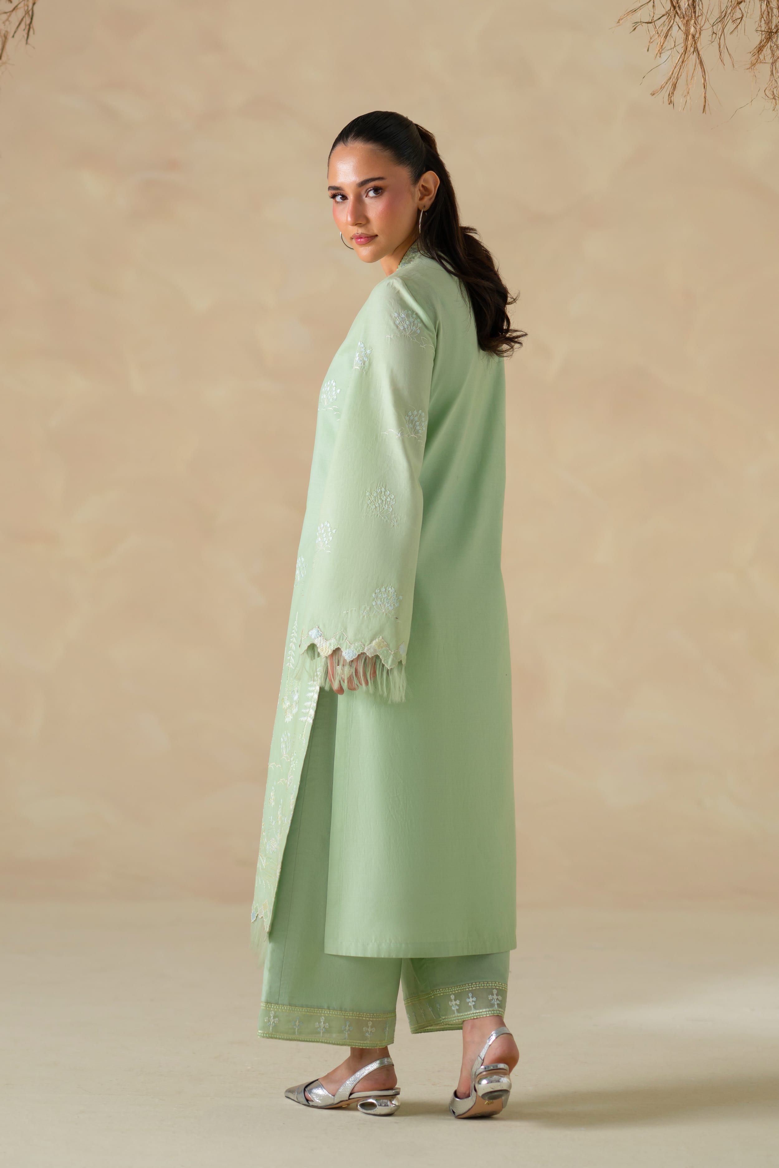 Naira Cotton Pakistani Summer Dresses - Akbar Aslam - 3
