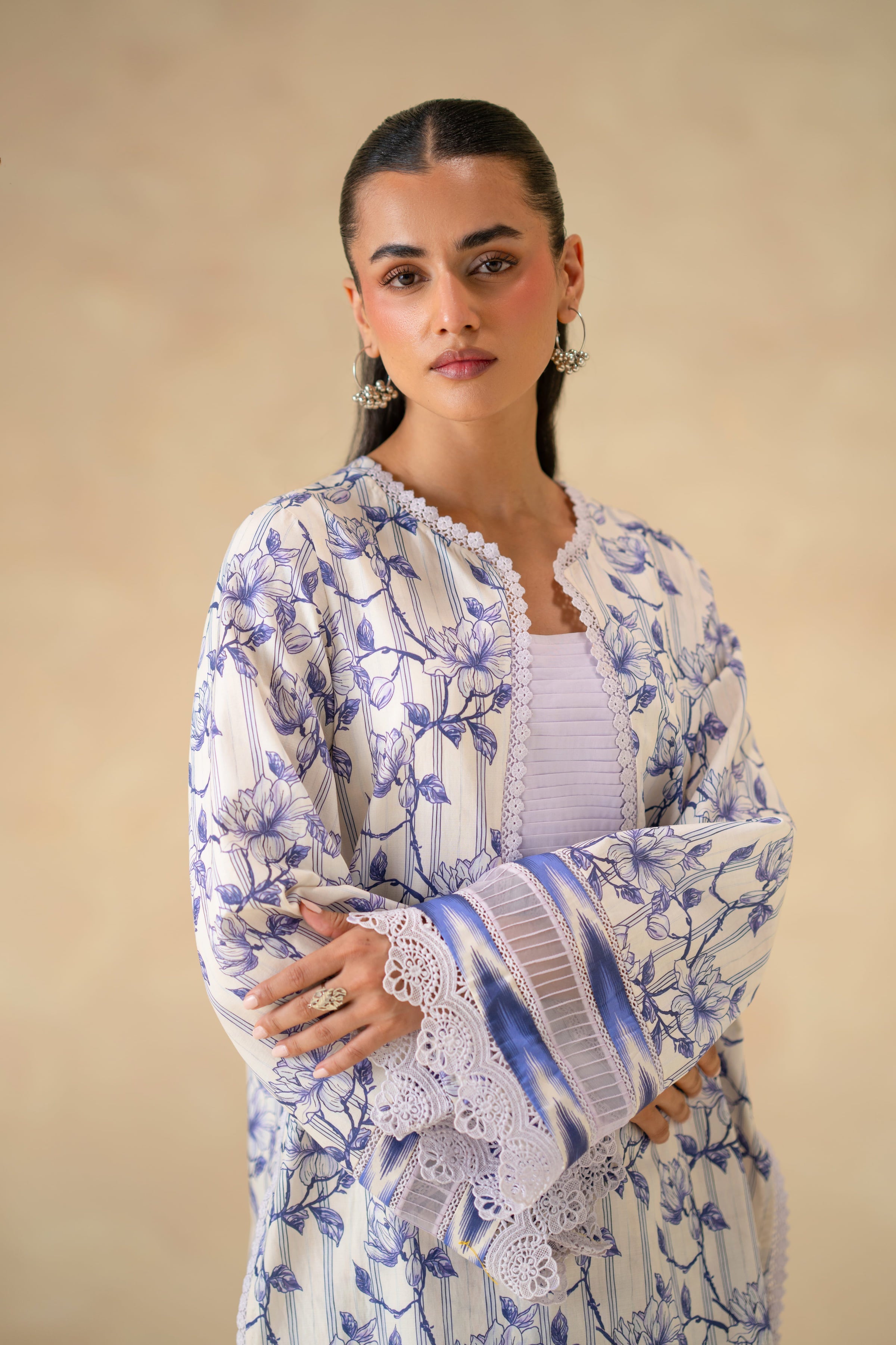 Pirel Lawn Pakistani Summer Dresses - Akbar Aslam - 9