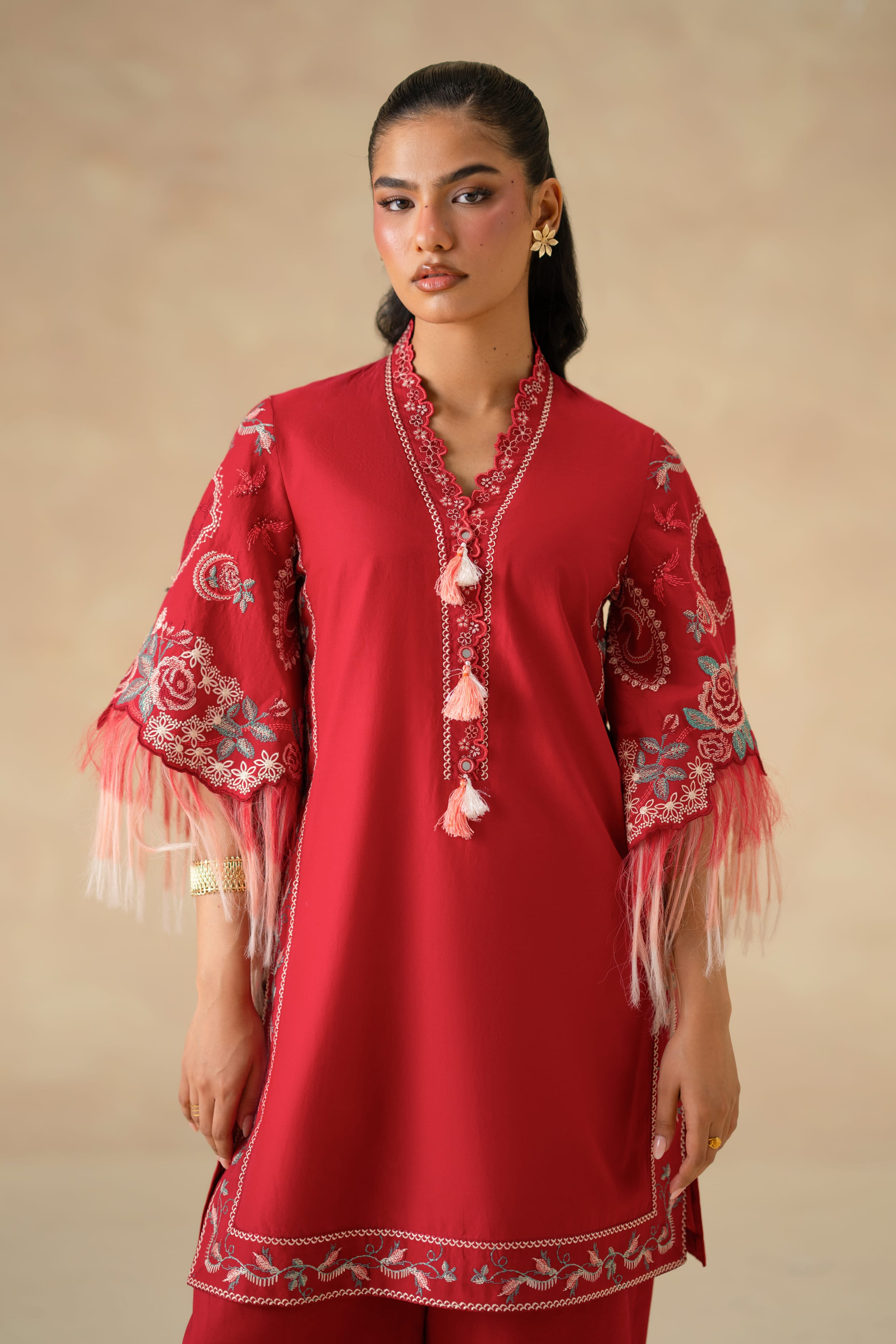 Alara Cotton Pakistani Summer Dresses - Akbar Aslam - 5
