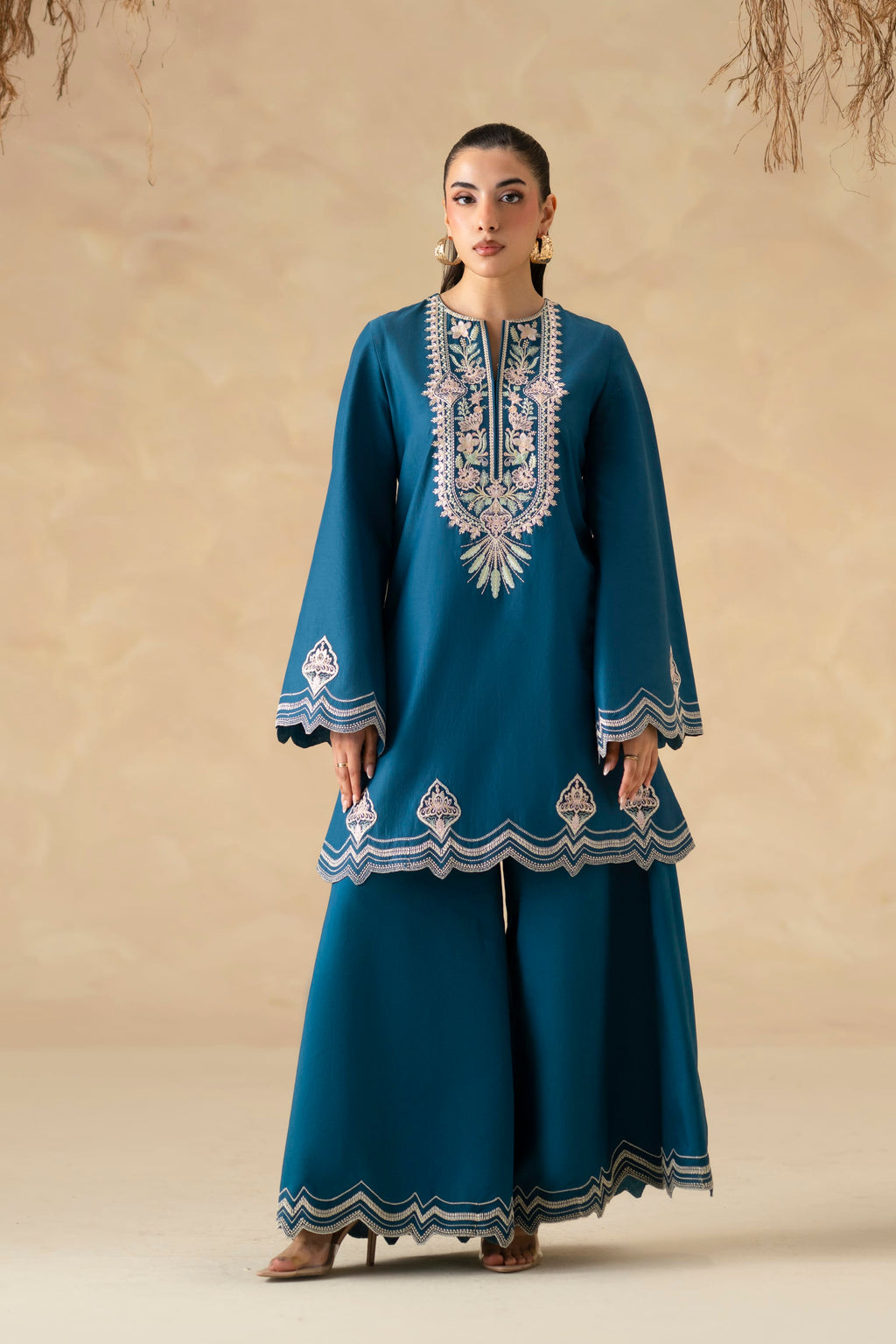 Lune Cotton Pakistani Summer Dresses - Akbar Aslam - 1