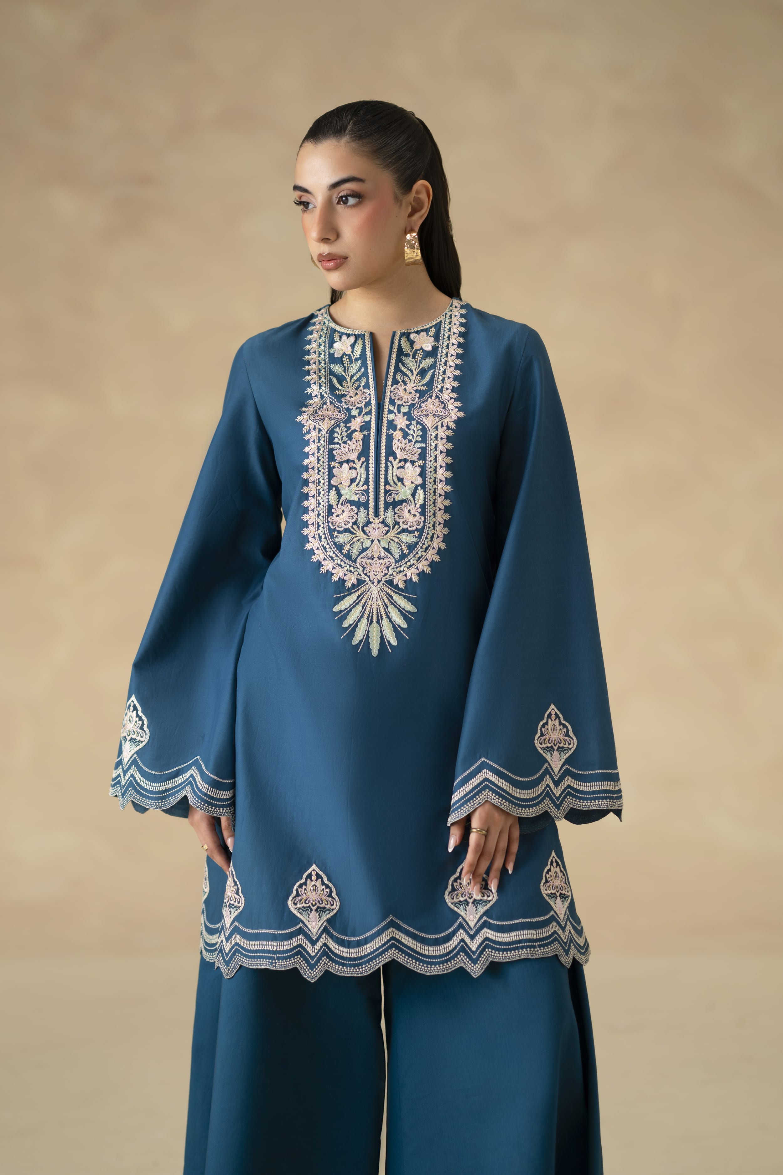 Lune Cotton Pakistani Summer Dresses - Akbar Aslam - 4