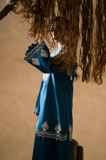 Lune Cotton Pakistani Summer Dresses - Akbar Aslam - 8