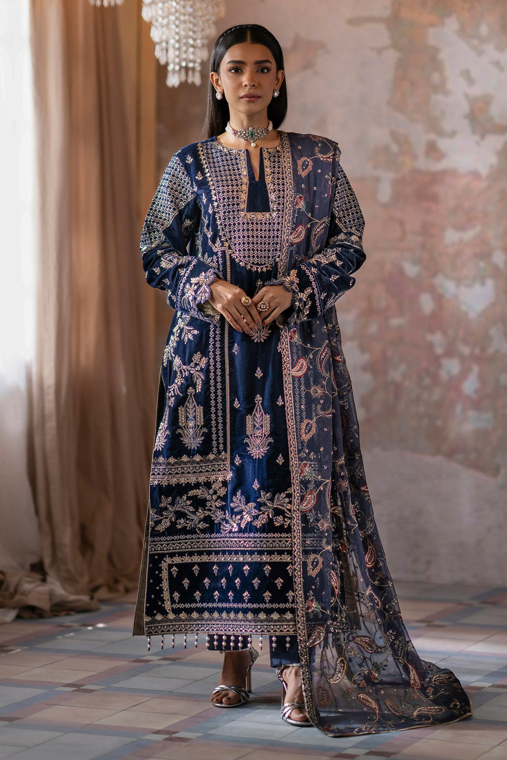 Roshni Embroidered Pakistani Dress