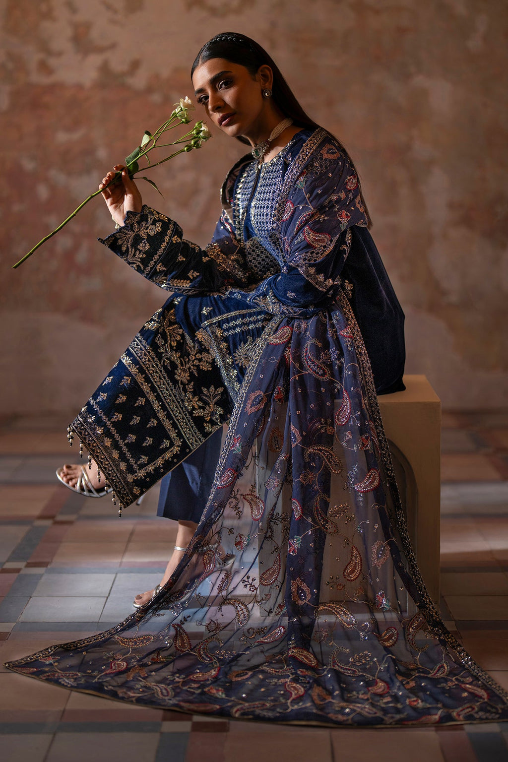 Roshni Embroidered Pakistani Dress