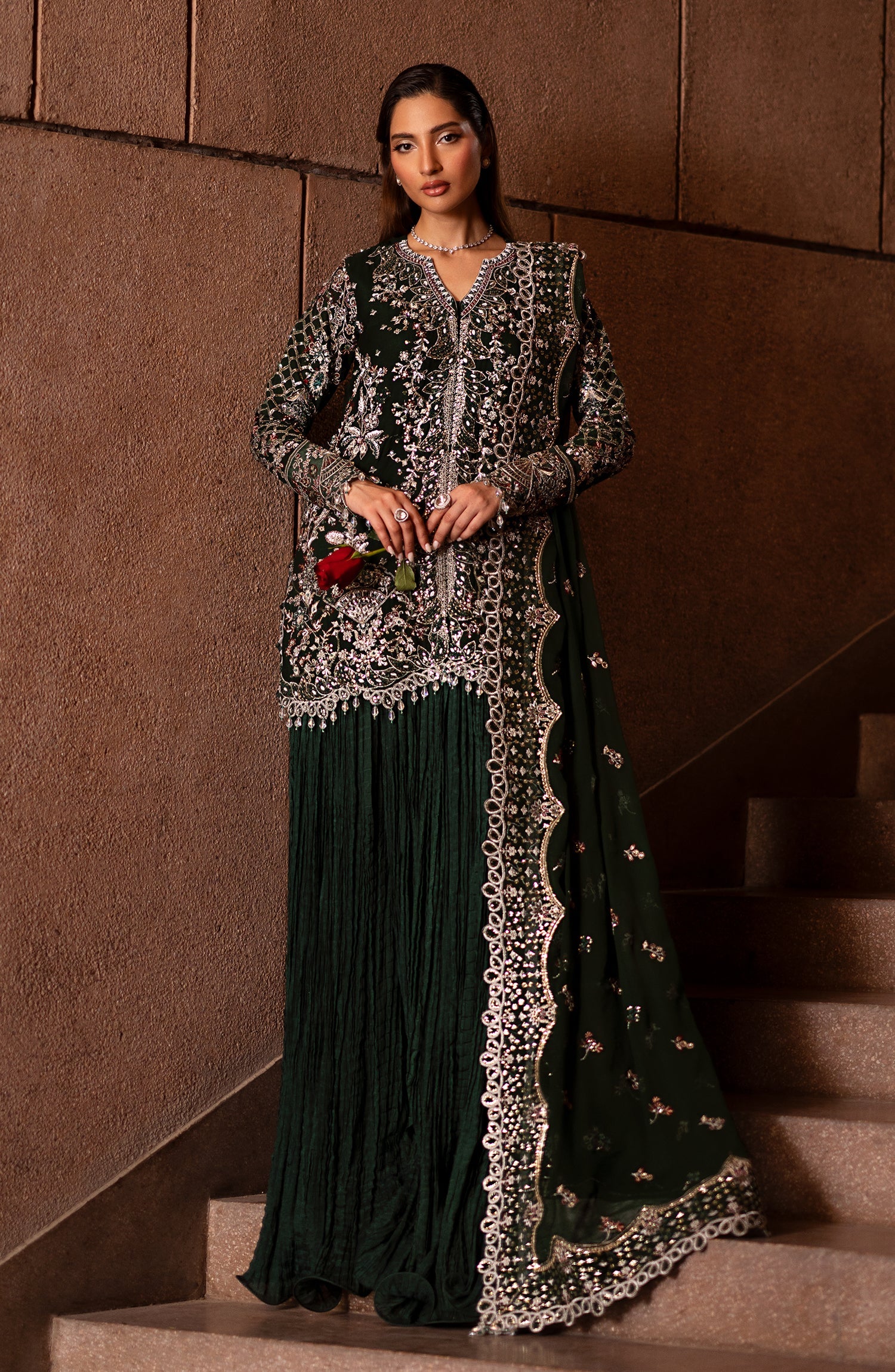ARISTA Embroidered Pakistani Dress