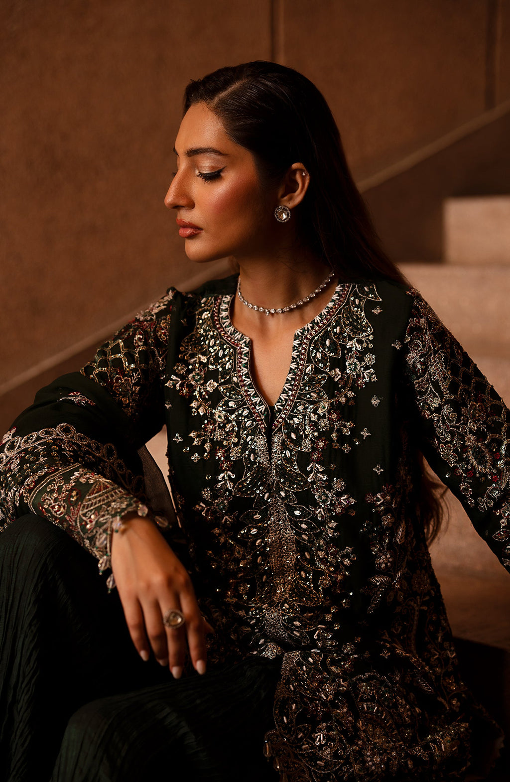 ARISTA Embroidered Pakistani Dress