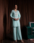 Majesty Aqua Premium Fabric Pakistani Summer Dresses - Sahiba-clothing - 1