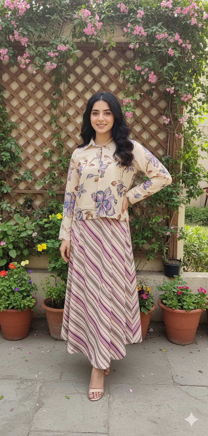 Mandarin Premium Fabric Pakistani Summer Dresses - Sahiba-clothing - 4