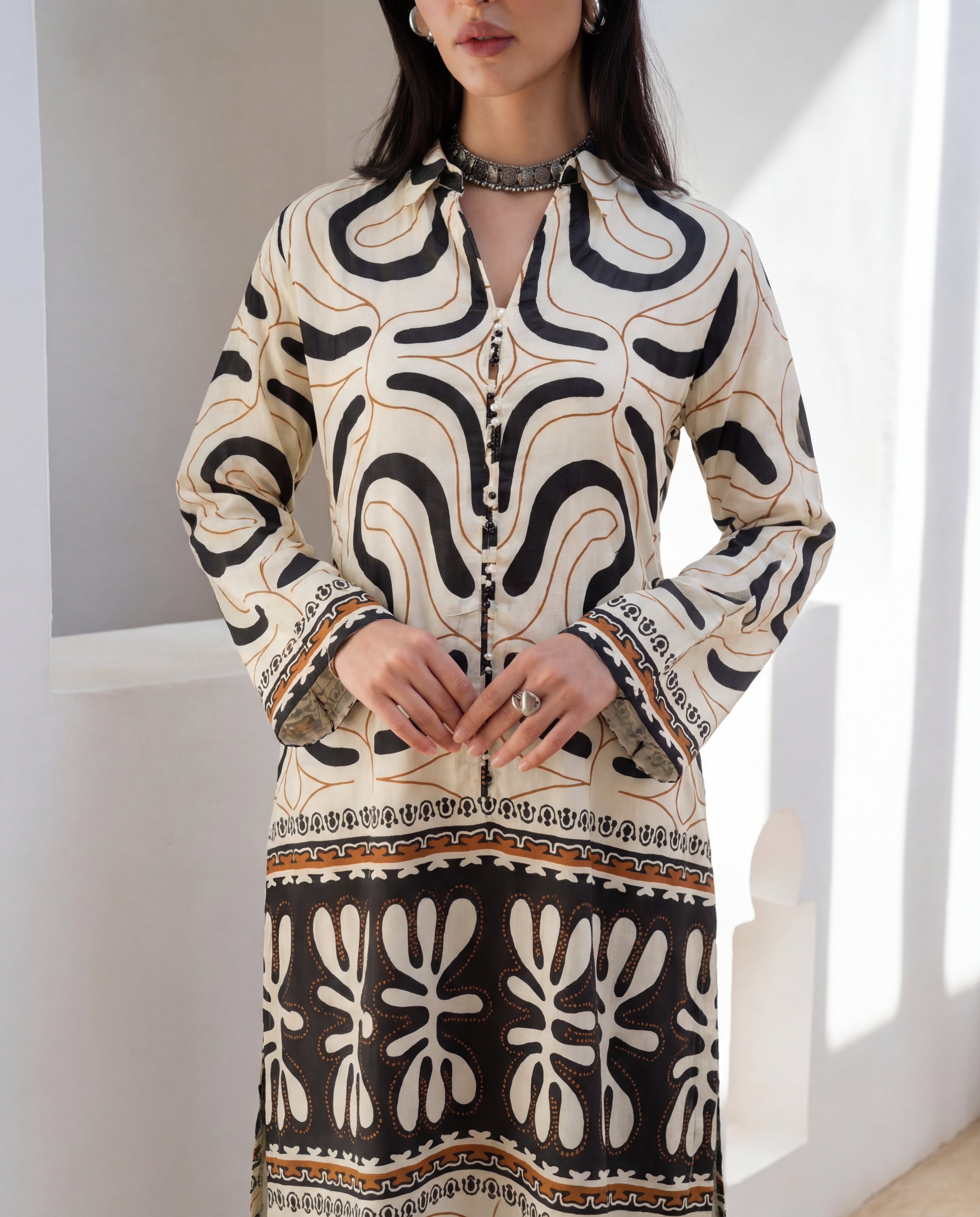 Mehr Bano Premium Fabric Pakistani Winter Dresses - Sahiba-clothing - 2