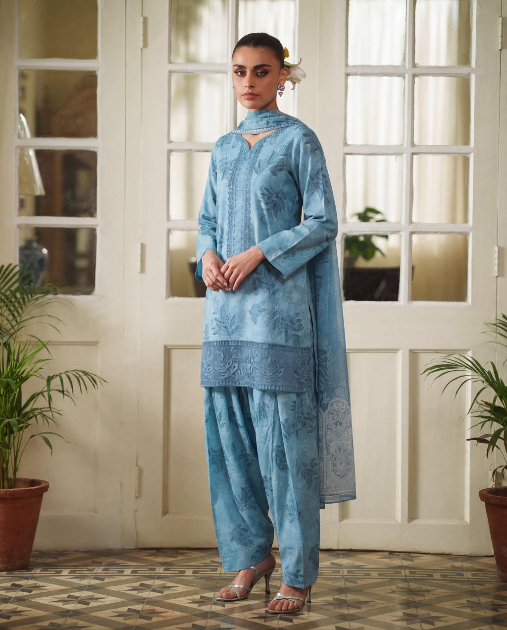 Minha Premium Fabric Pakistani Summer Dresses - Sahiba-clothing - 8