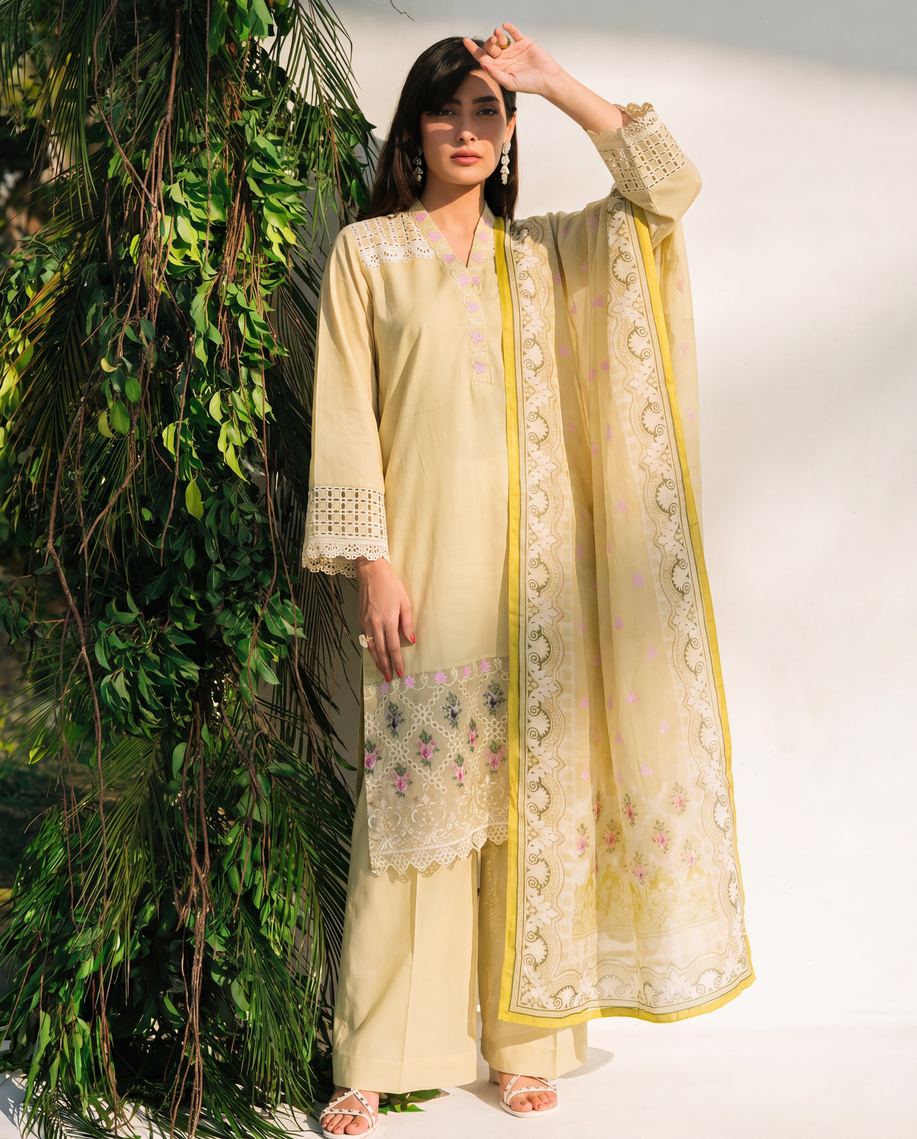 Nawshaba Premium Fabric Pakistani Summer Dresses - Sahiba-clothing - 1