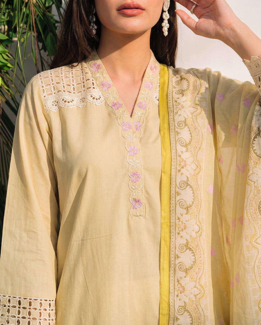 Nawshaba Premium Fabric Pakistani Summer Dresses - Sahiba-clothing - 7