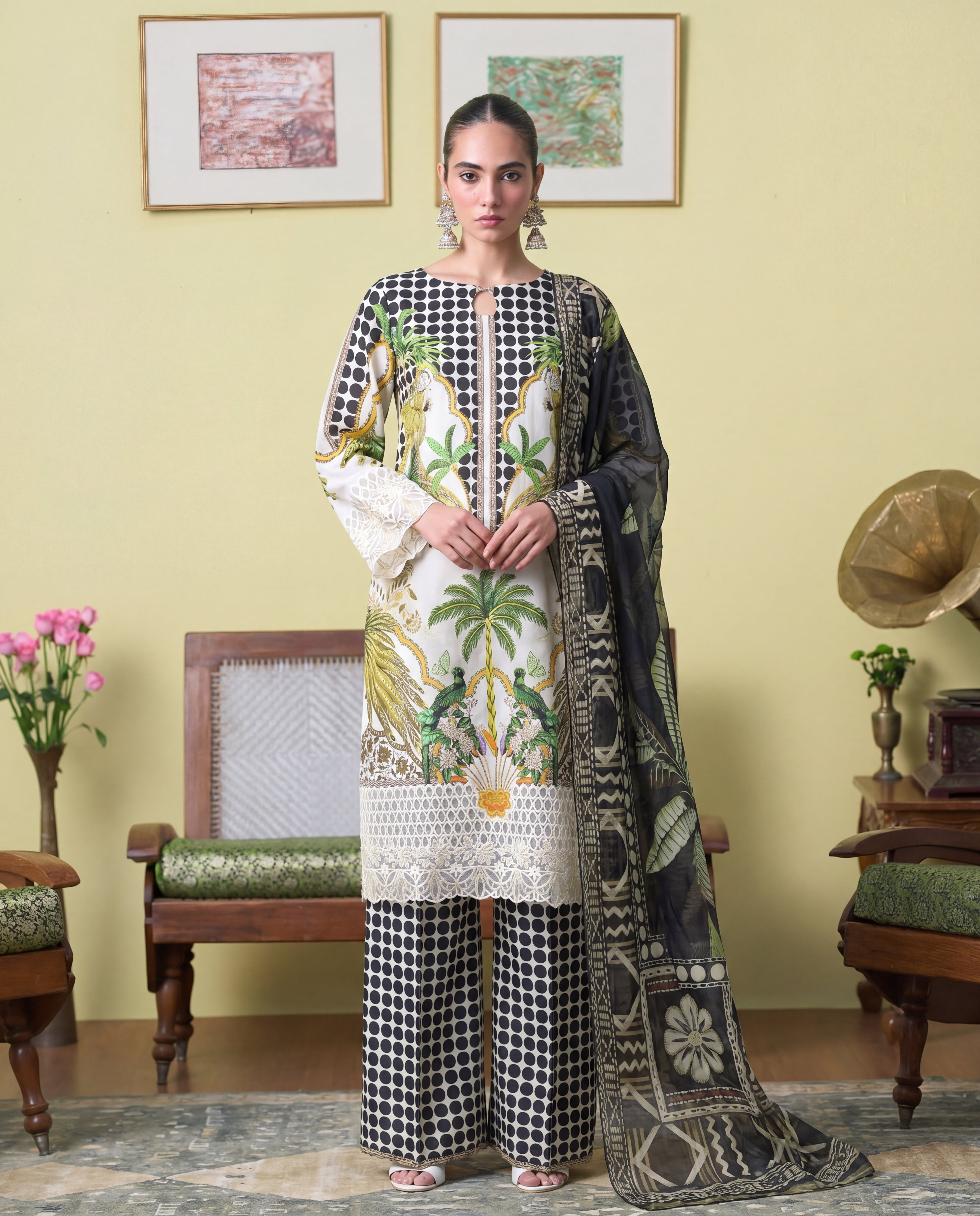 Nevara Premium Fabric Pakistani Summer Dresses - Sahiba-clothing - 1