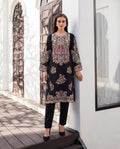 Nureh Black Premium Fabric Pakistani Summer Dresses - Sahiba-clothing - 1