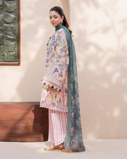 Rosewood Bloom Organza Women Clothing - Roheenaz - 2