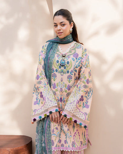 Rosewood Bloom Organza Women Clothing - Roheenaz - 4