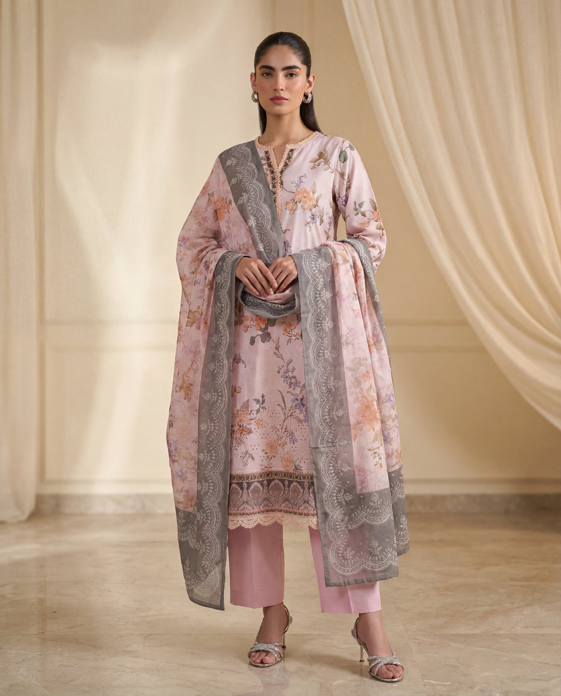 Opulence Premium Fabric Pakistani Summer Dresses - Sahiba-clothing - 2