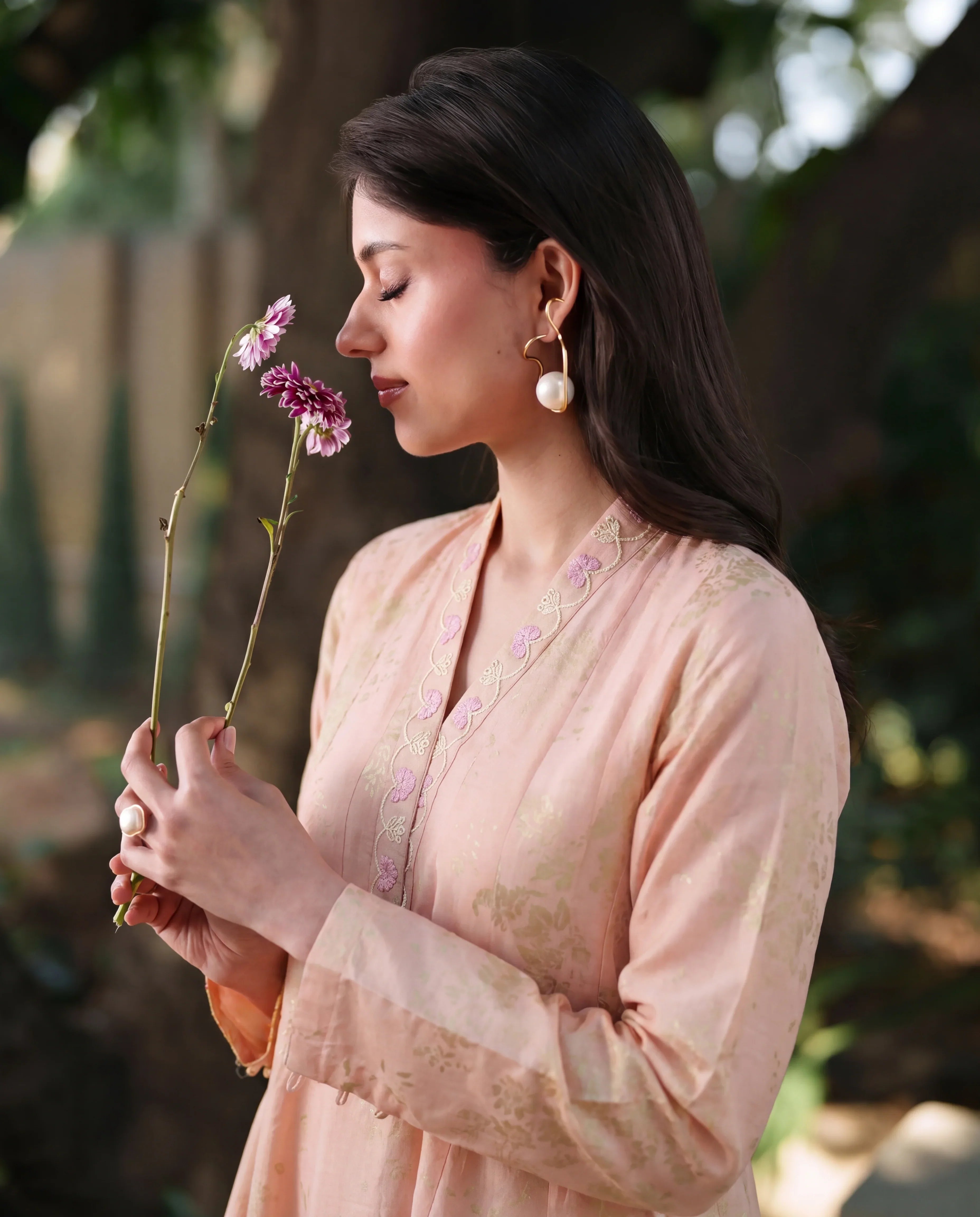 Oraya Premium Fabric Pakistani Summer Dresses - Sahiba-cLothing - 3