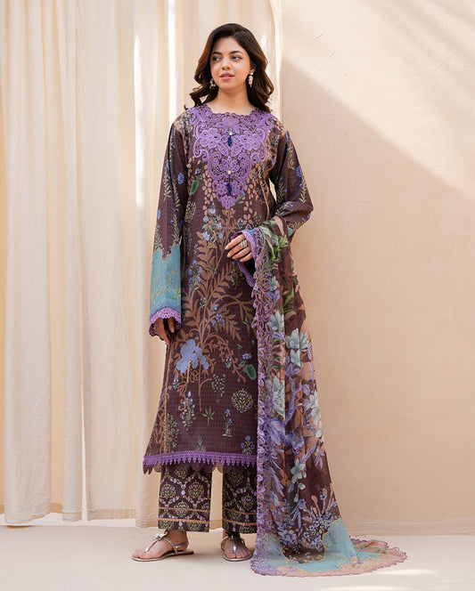 Petal Elan Organza Women Clothing - Roheenaz - 1