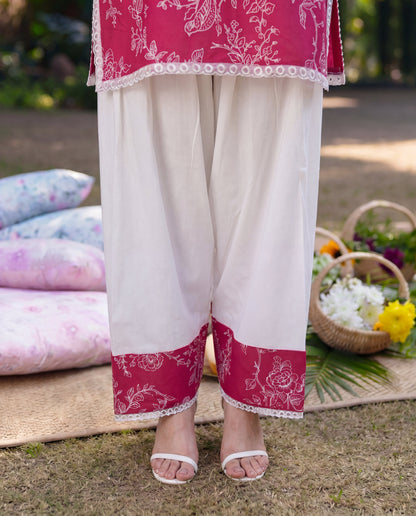 Plum Red Premium Fabric Pakistani Summer Dresses - Sahiba-clothing - 6