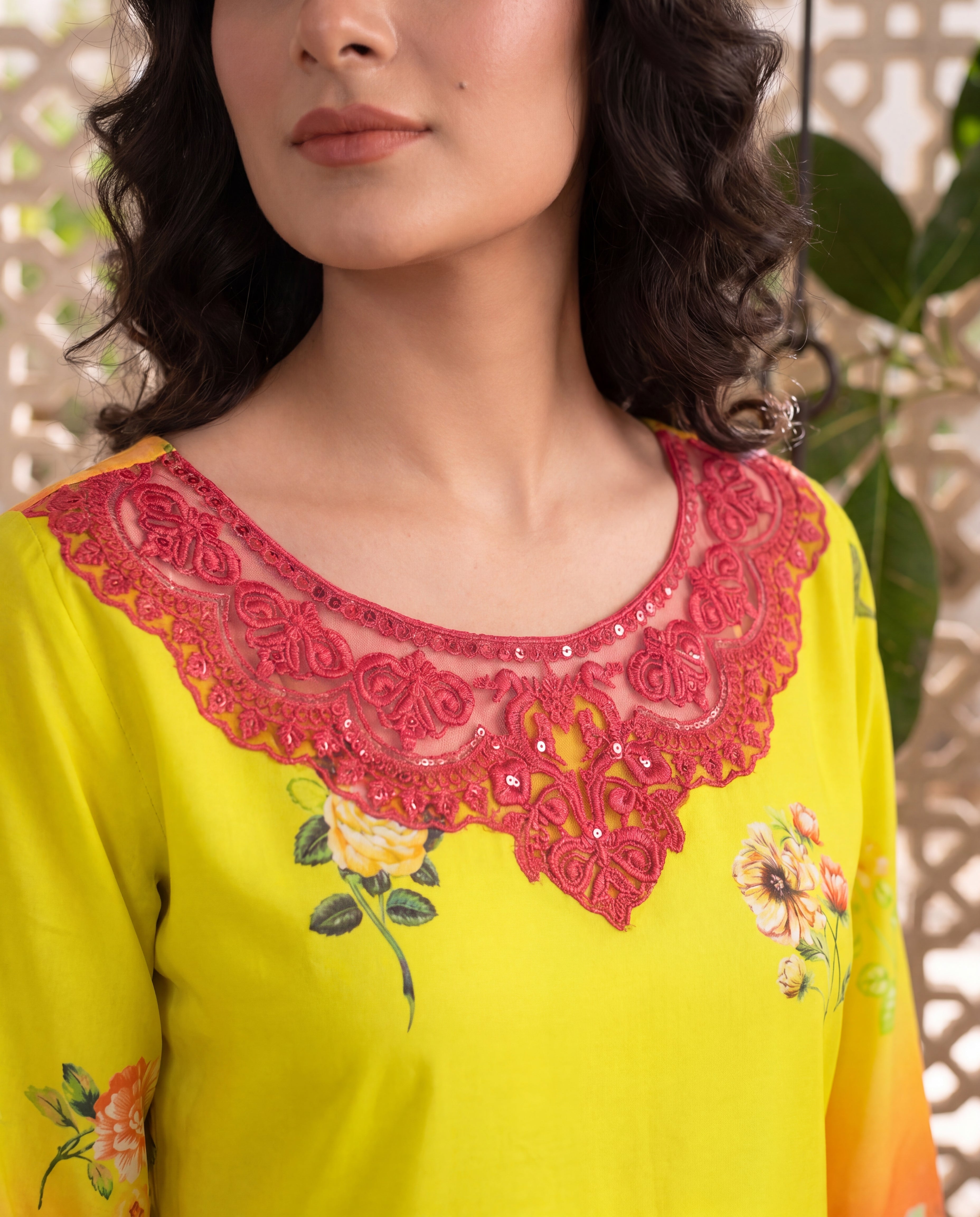 Plumeria Premium Fabric Pakistani Summer Dresses - Sahiba-clothing - 4