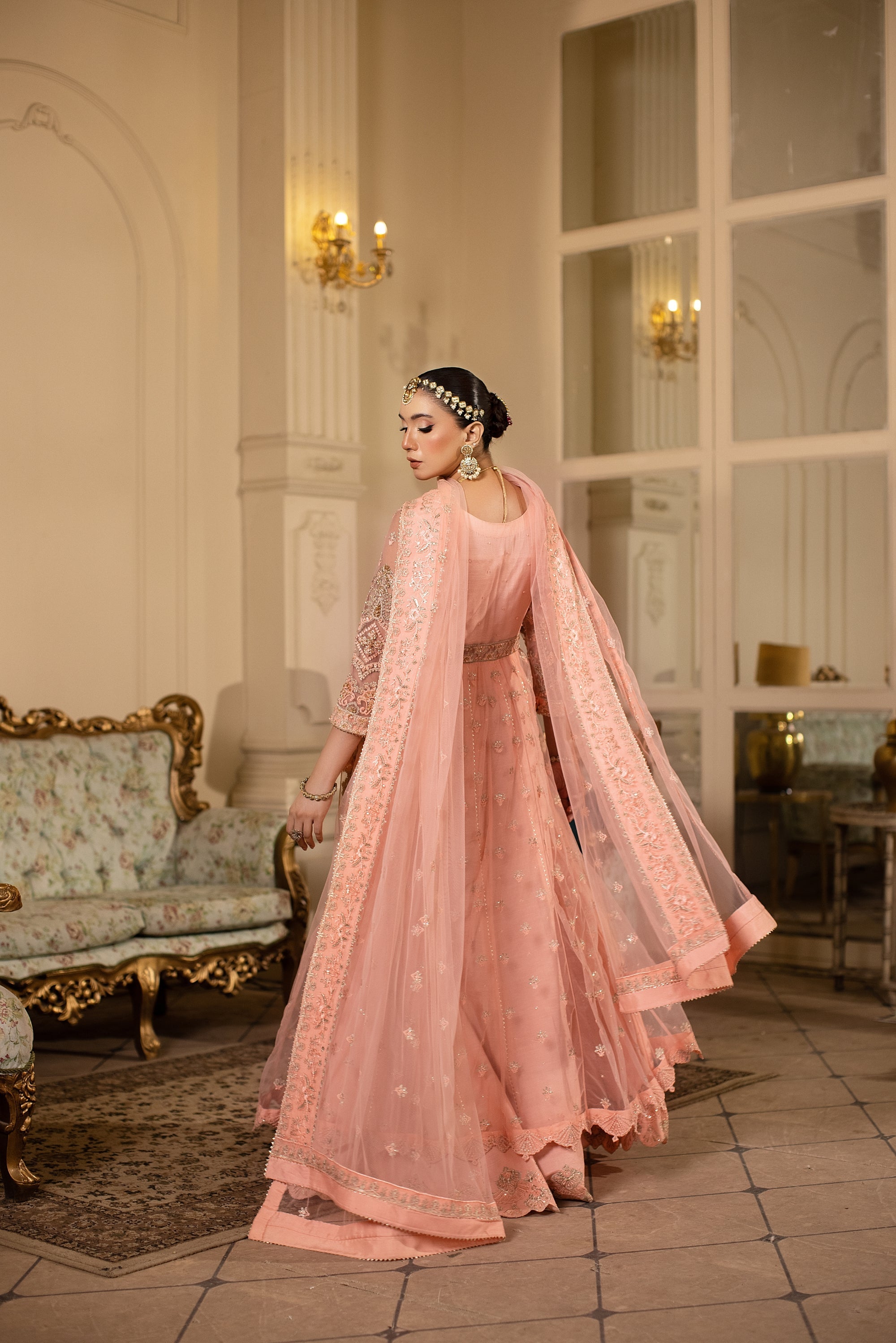 Rosabella Raw Silk Pakistani Formal Dresses - Sidra Aleem - 3