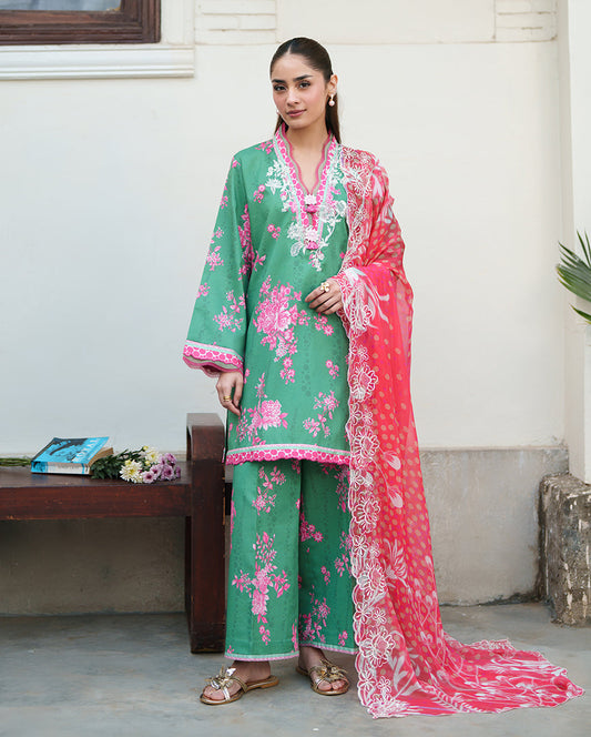 Rose Mist Organza Women Clothing - Roheenaz - 1