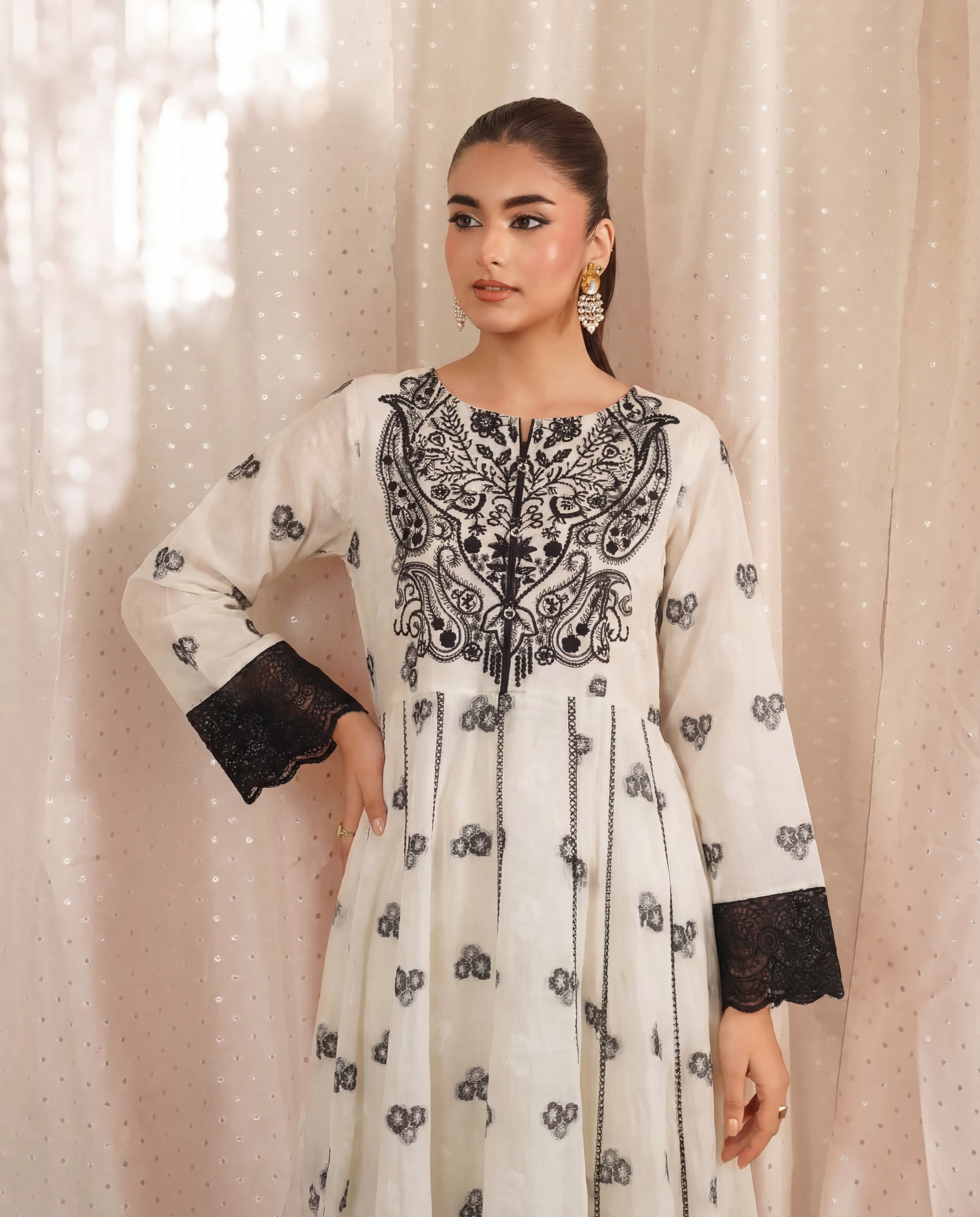 Rosea Premium Fabric Pakistani Summer Dresses - Sahiba-clothing - 2