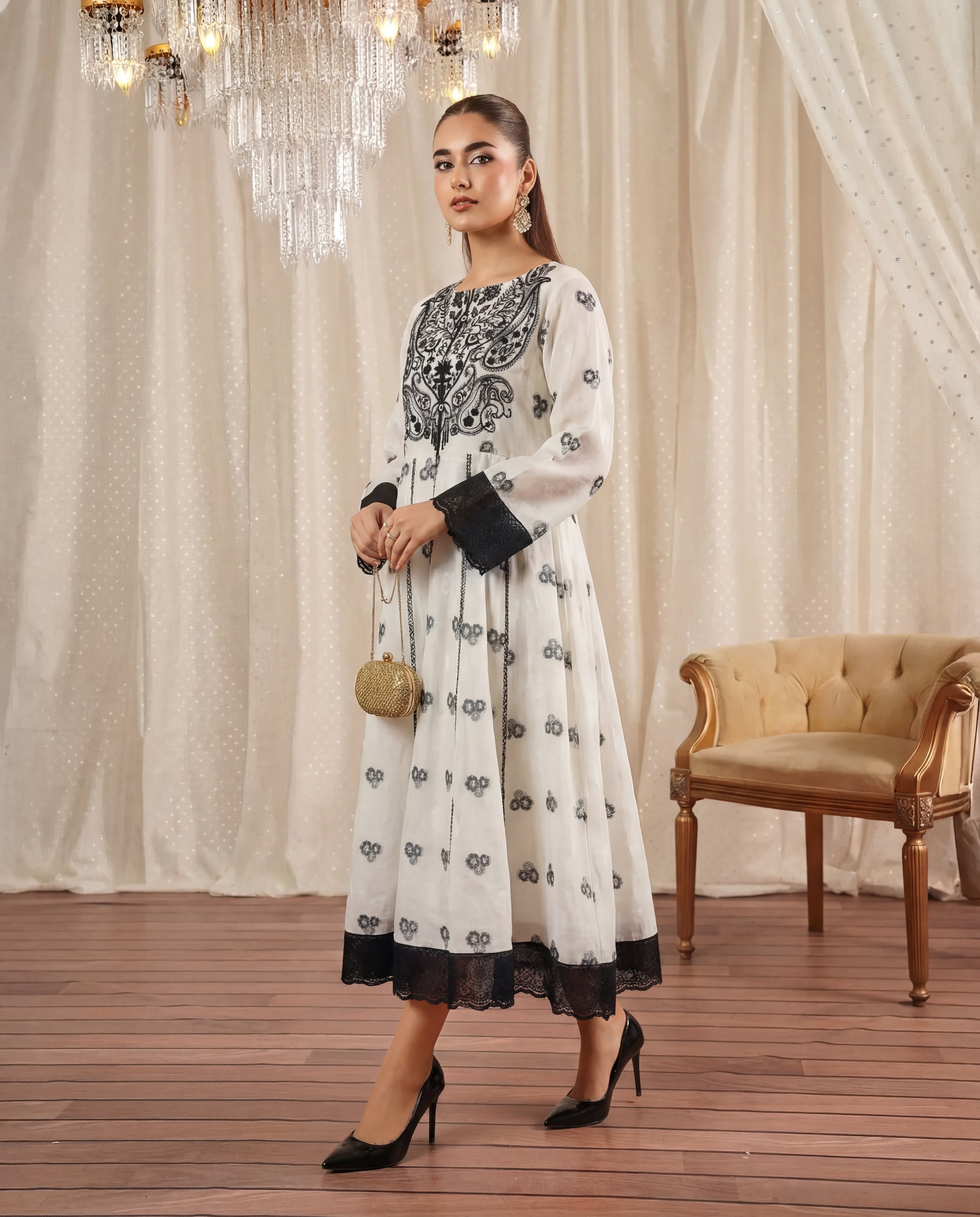 Rosea Premium Fabric Pakistani Summer Dresses - Sahiba-clothing - 4