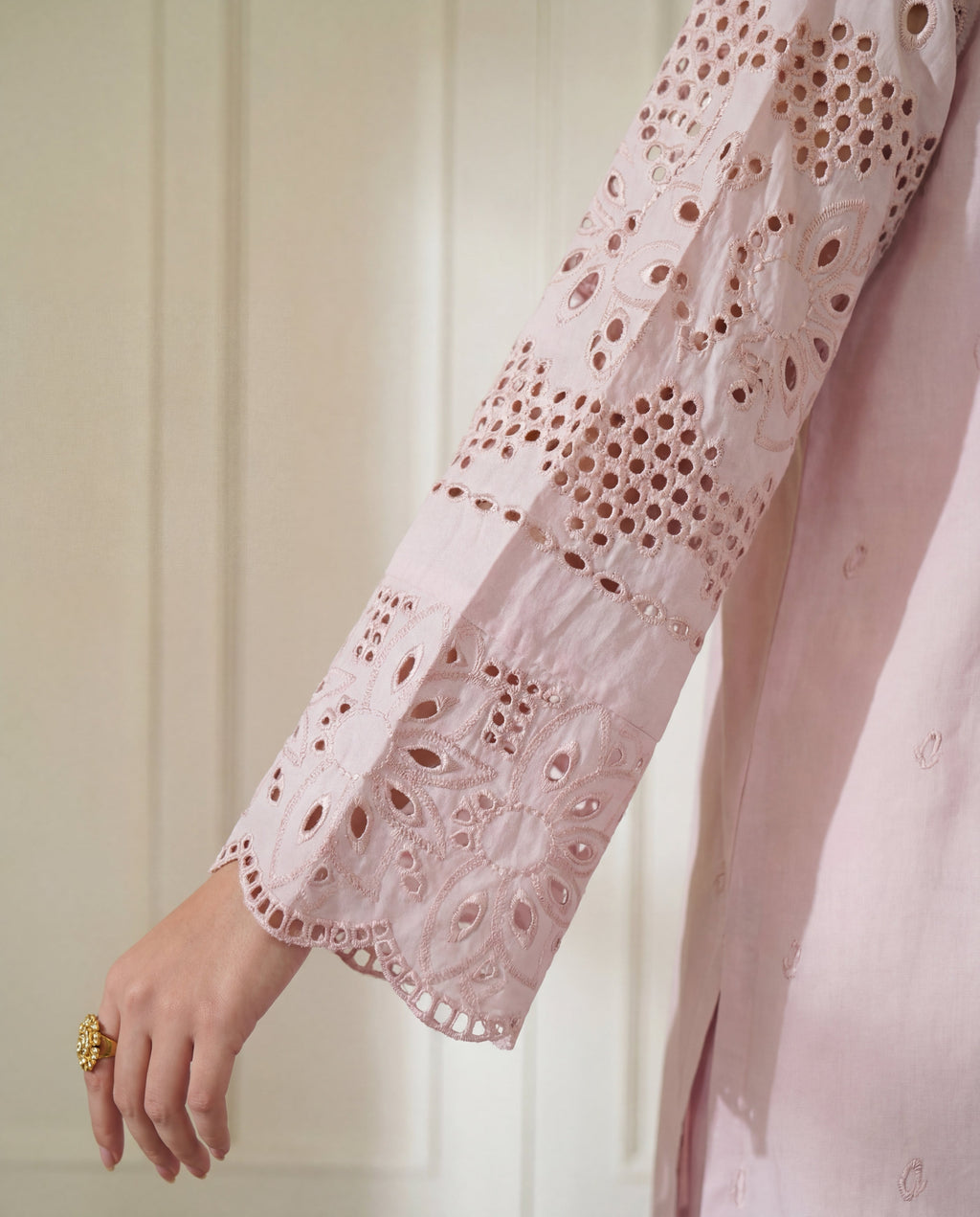 Saamiya Pink Premium Fabric Pakistani Summer Dresses - Sahiba-clothing - 6