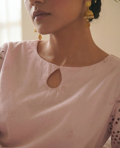 Saamiya Pink Premium Fabric Pakistani Summer Dresses - Sahiba-clothing - 5