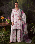 Saffron Ivory Premium Fabric Pakistani Summer Dresses - Sahiba-clothing - 1