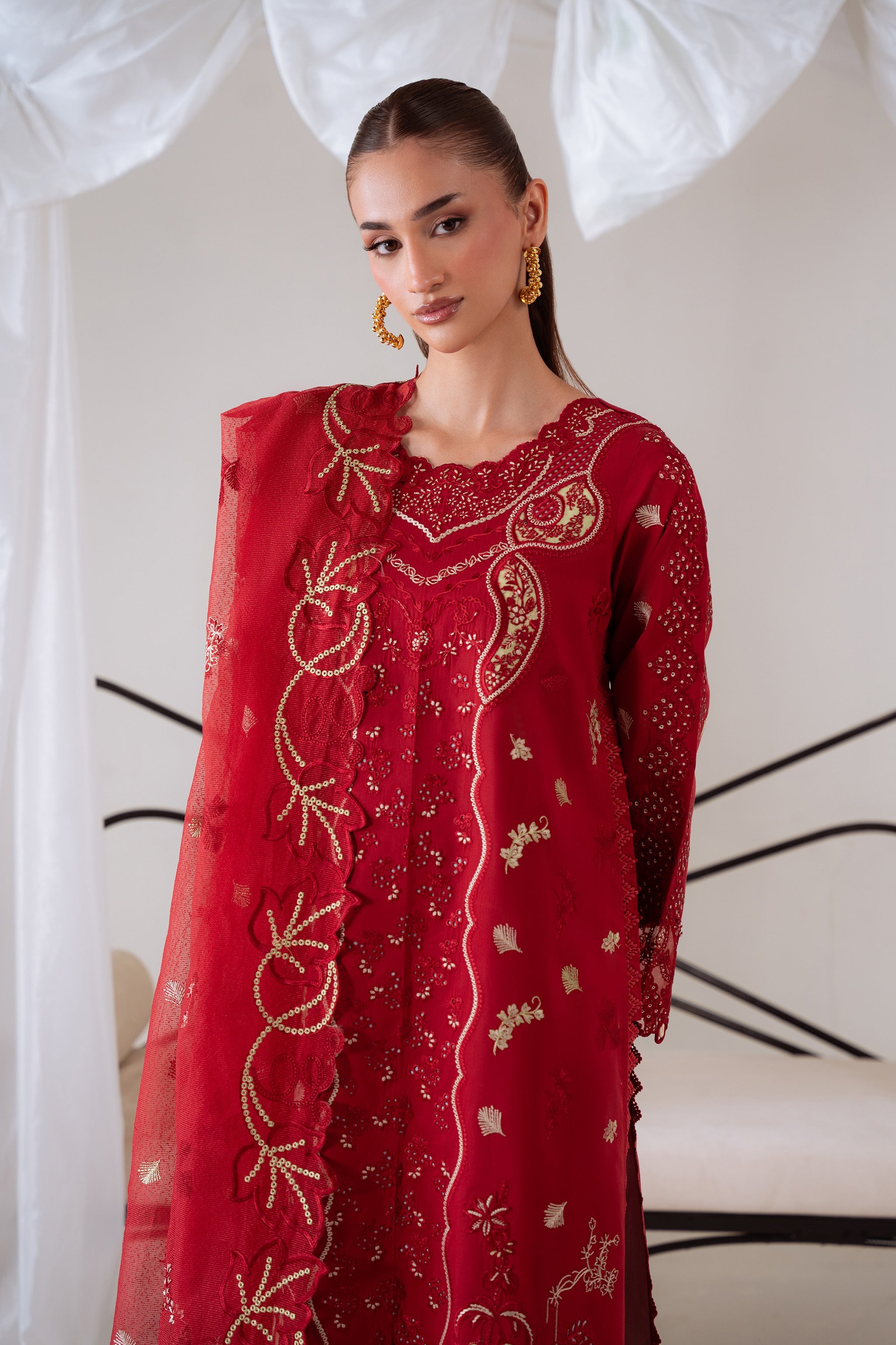 SEHR (AV-07) Karandi Pakistani Summer Dresses - aabyaan - 2