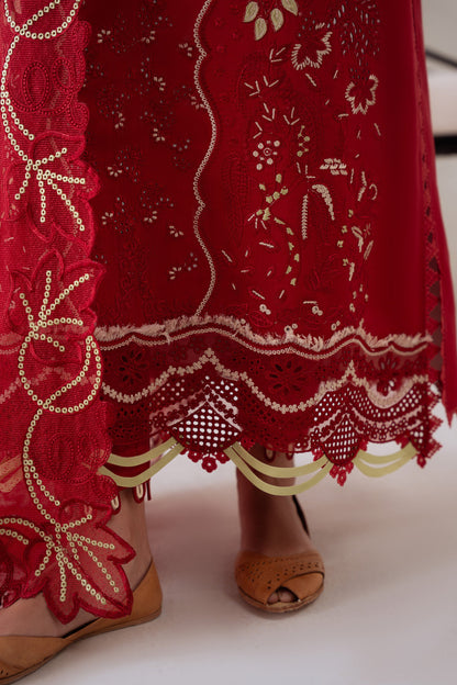 SEHR (AV-07) Karandi Pakistani Summer Dresses - aabyaan - 5