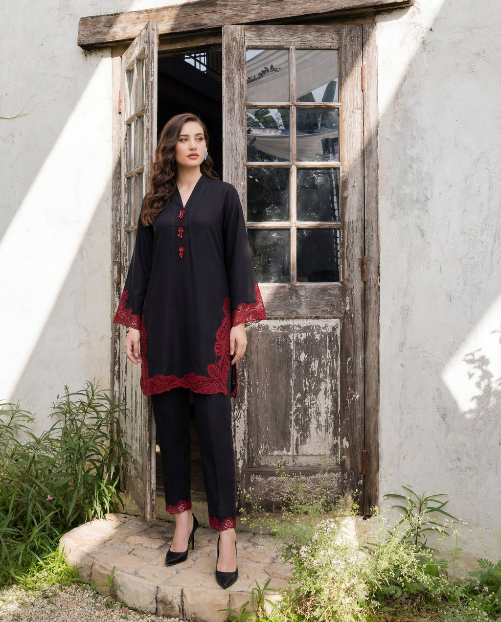 Shaahnoor Premium Fabric Pakistani Summer Dresses - Sahiba-clothing - 1