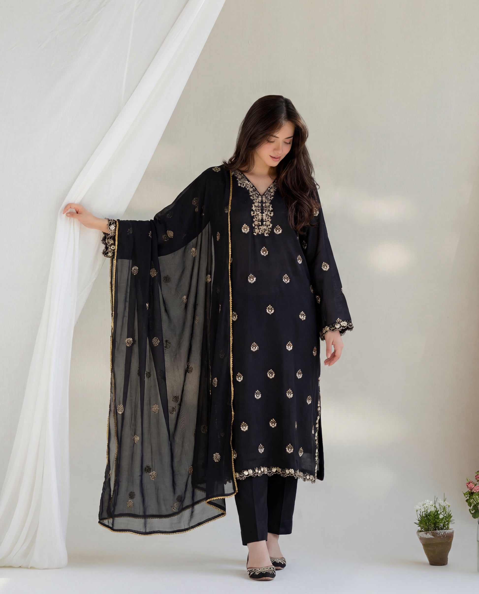 Soul Premium Fabric Pakistani Summer Dresses - Sahiba-clothing - 7
