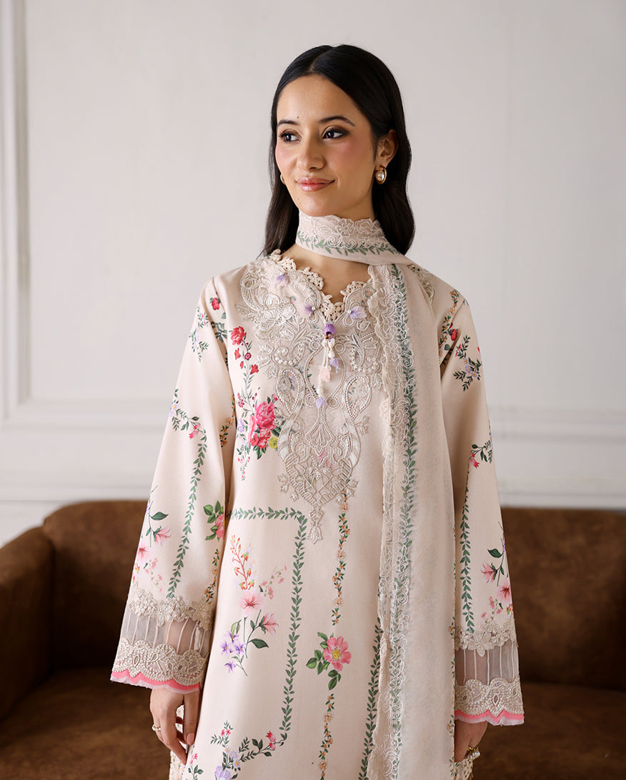 Sunflare Petal Organza Women Clothing - Roheenaz - 3