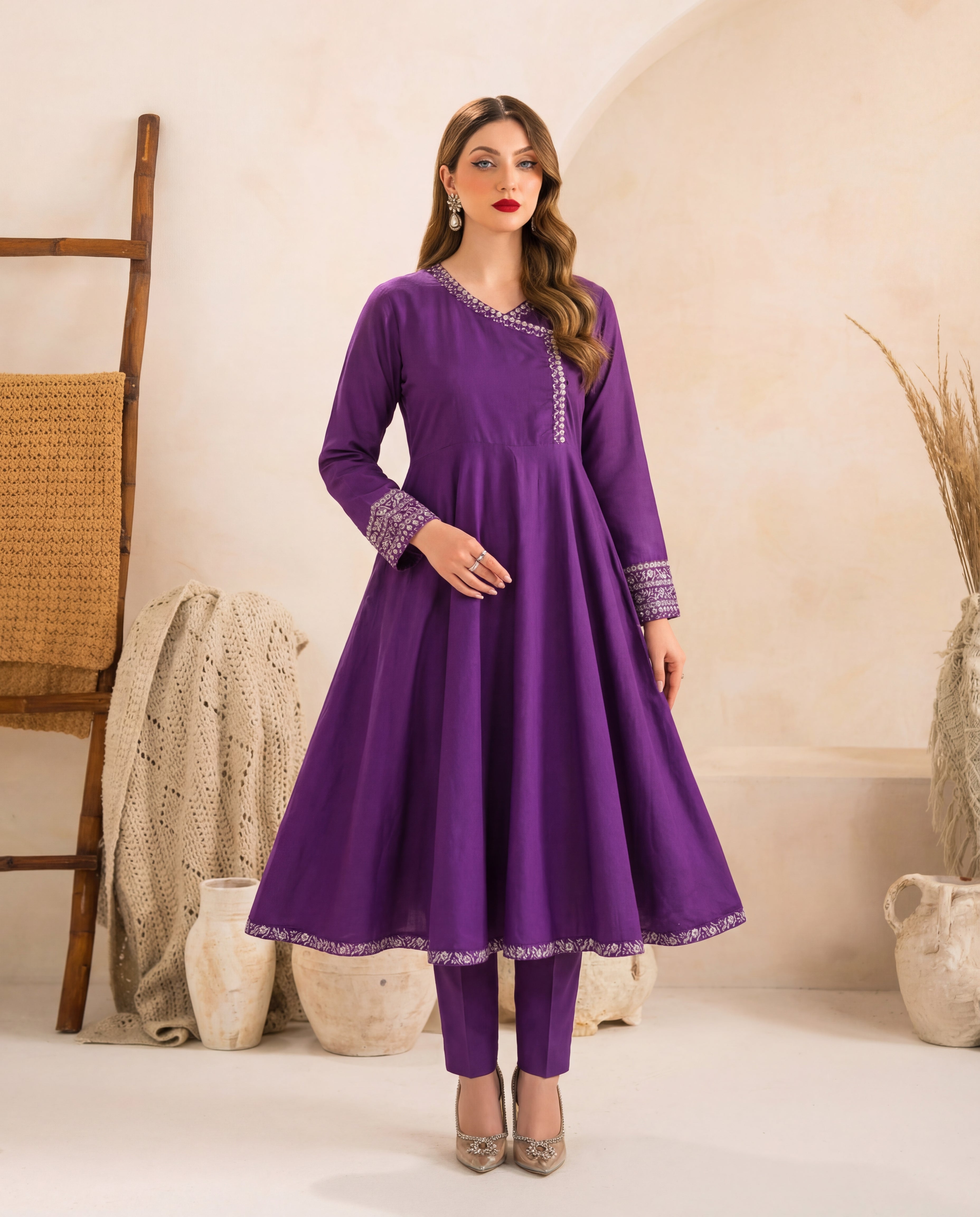 Uswa Premium Fabric Pakistani Summer Dresses - Sahiba-clothing - 1