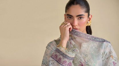 Verdant Premium Fabric Pakistani Summer Dresses - Sahiba-clothing - 5