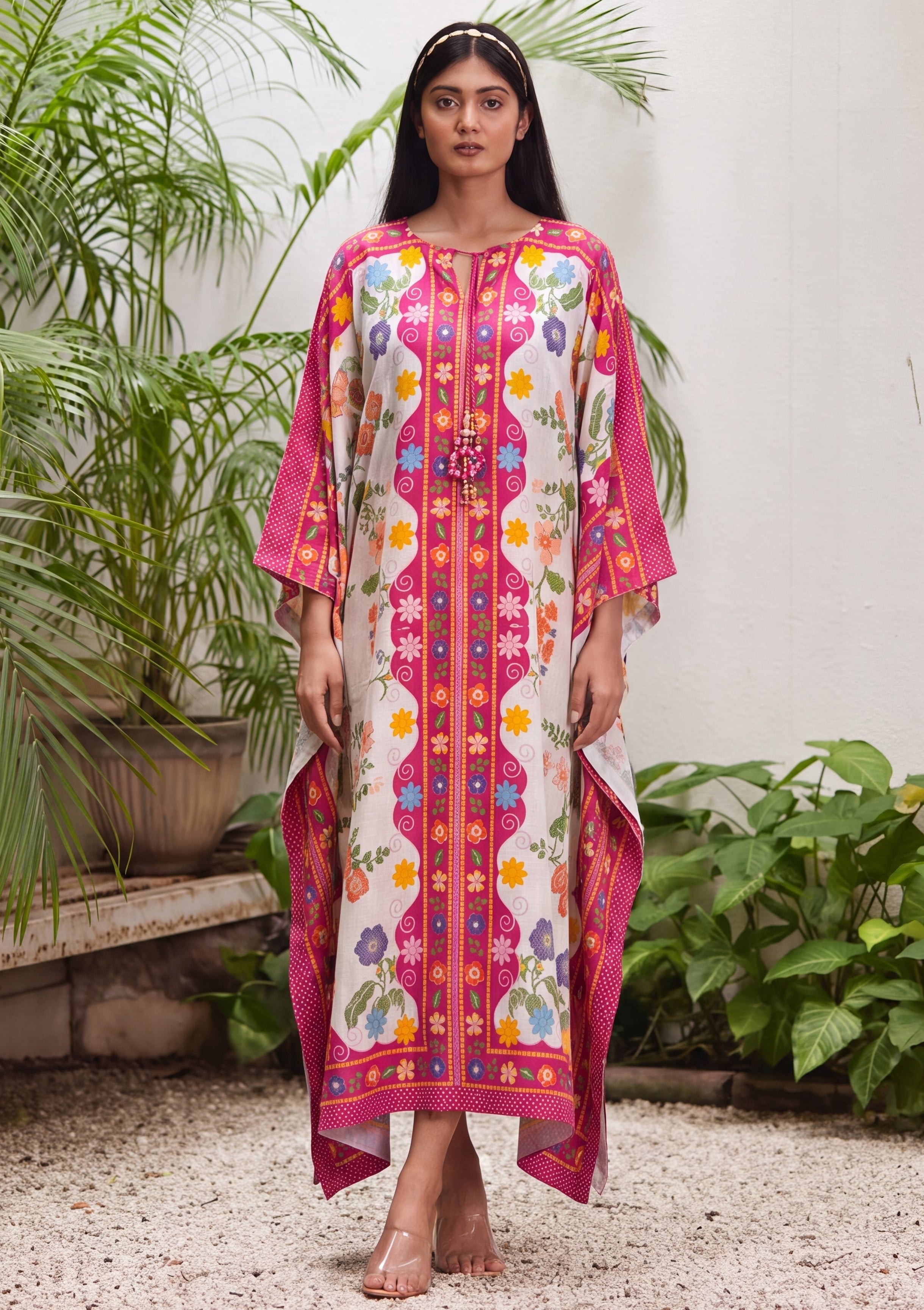 Virtuous Pink Premium Fabric Pakistani Summer Dresses - Sahiba-clothing - 6