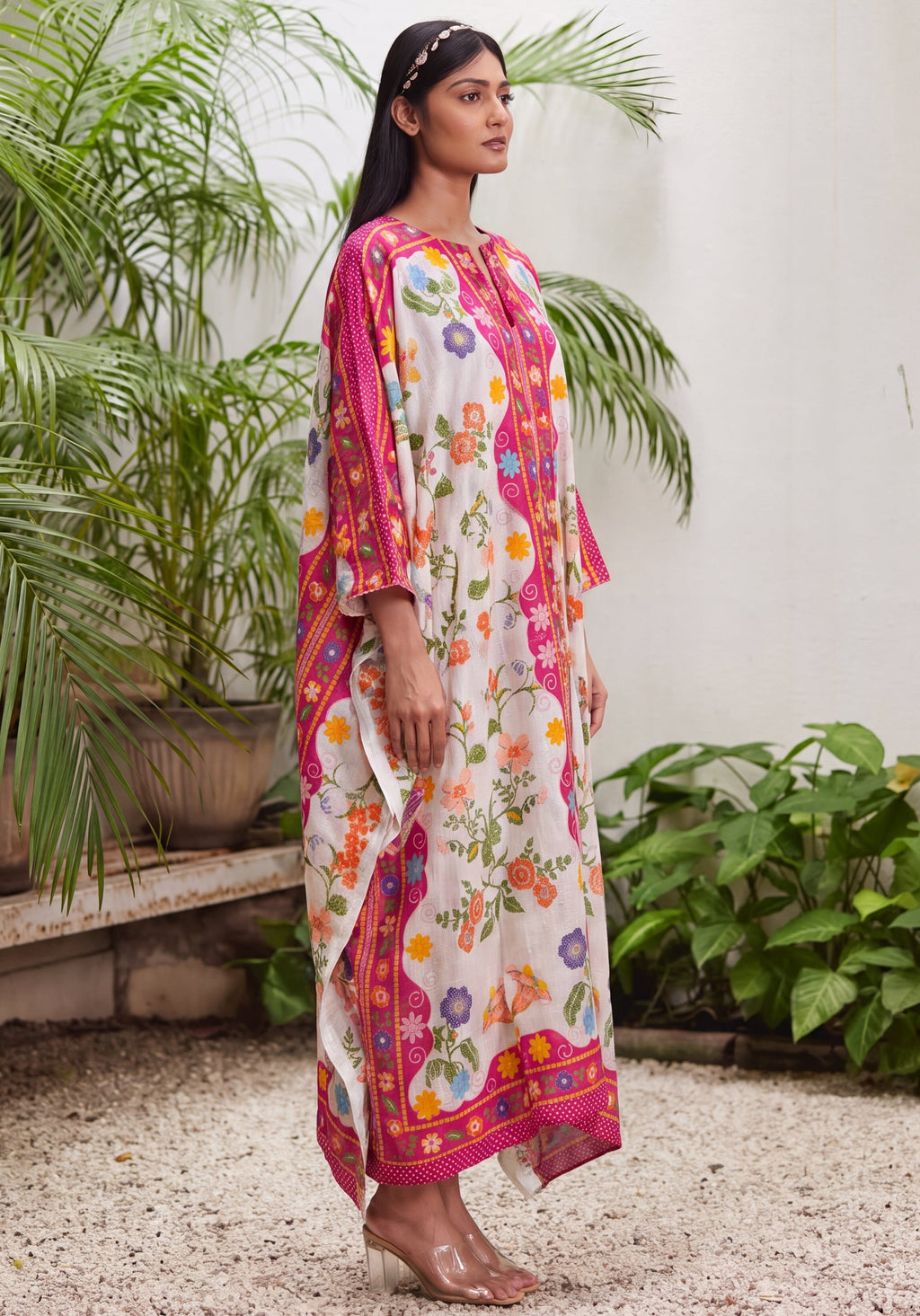 Virtuous Pink Premium Fabric Pakistani Summer Dresses - Sahiba-clothing - 5