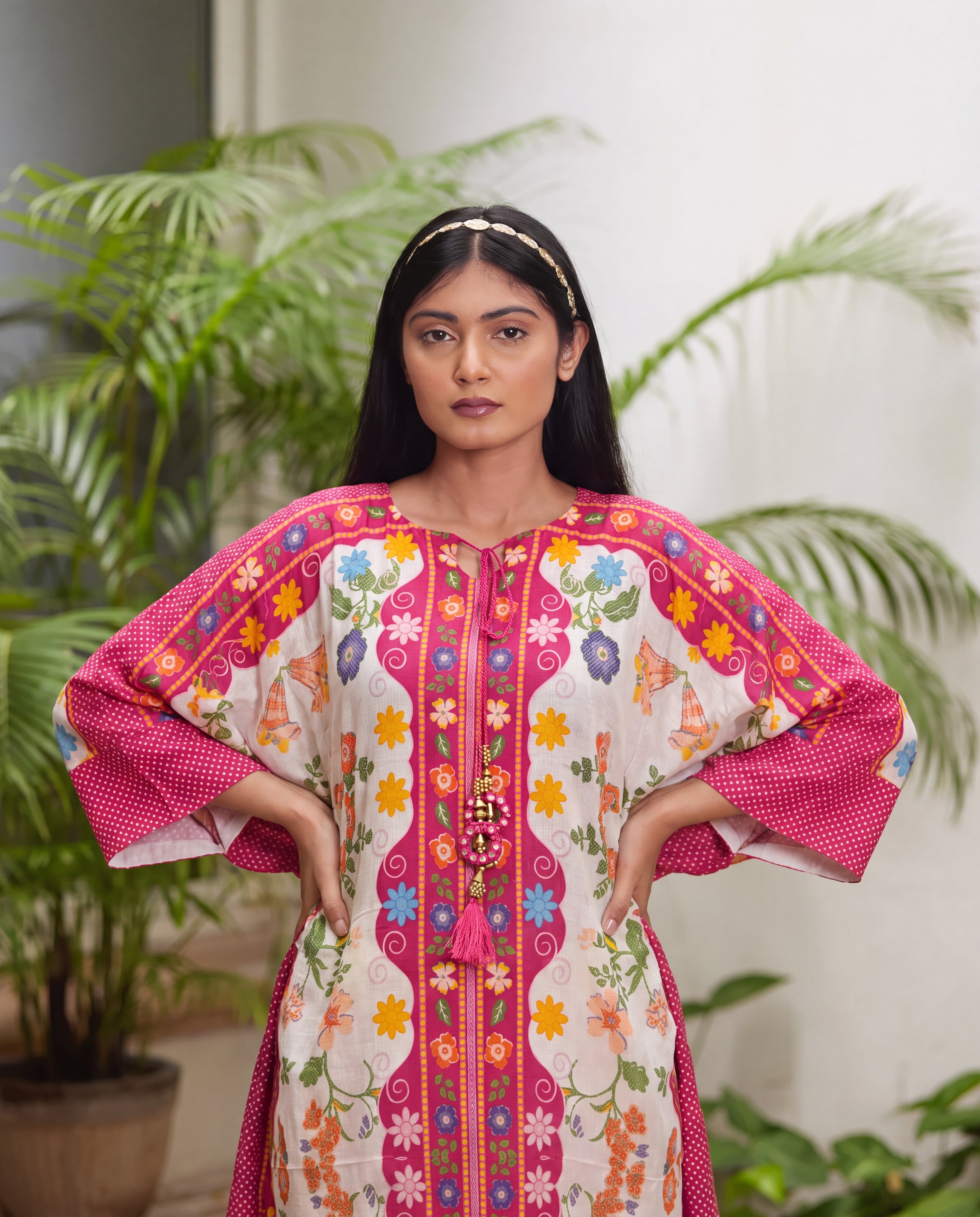 Virtuous Pink Premium Fabric Pakistani Summer Dresses - Sahiba-clothing - 3